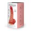 Телесный силиконовый фаллоимитатор на присоске - 24 см.  Цена 8 387 руб. - Телесный силиконовый фаллоимитатор на присоске - 24 см.
