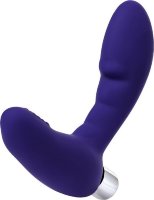 Фиолетовый вибростимулятор простаты Bruman - 12 см.