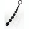 Черная анальная цепочка A-toys - 28,3 см.