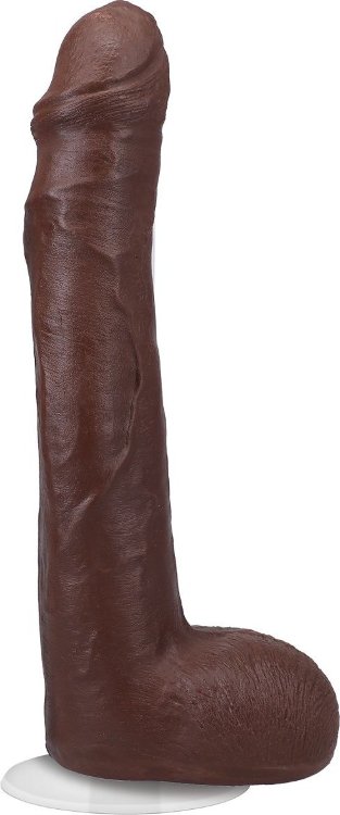 Коричневый фаллоимитатор-гигант Anton Harden 11 inch ULTRASKYN Cock - 29,2 см.