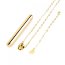 Золотистый вибромассажер-кулон Necklace Vibe - Золотистый вибромассажер-кулон Necklace Vibe
