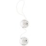 Серебристые шарики VIBRATONE DUO BALLS SILVER BLISTERCARD