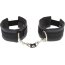 Чёрные полиуретановые наручники Luxurious Handcuffs  Цена 2 134 руб. - Чёрные полиуретановые наручники Luxurious Handcuffs