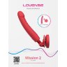 Красный вибратор Mission 2 с технологией Touch-Sense - 20 см.