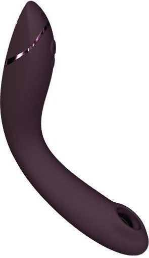 Сливовый стимулятор G-точки Womanizer OG c технологией Pleasure Air и вибрацией - 17,7 см.