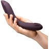 Сливовый стимулятор G-точки Womanizer OG c технологией Pleasure Air и вибрацией - 17,7 см.