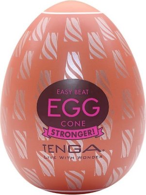 Мастурбатор-яйцо Tenga Egg Cone  Цена 1 237 руб. Длина: 6.1 см. Доставьте себе феноменальные, ни с чем не сравнимые ощущения с Tenga Egg! Снимите пленку с помощью отрывного лепестка и откройте яйцо. Внутри вы найдете упаковку с лубрикантом и супермягкую, сверхэластичную секс-игрушку. Нанесите лубрикант внутрь яичка. Наденьте и наслаждайтесь! Эти яички прекрасно растягиваются в длину и принимают форму любого пениса. Двойное кольцо на входе обеспечивает приятное проникновение и тесное облегание. Натяжение и внутренняя фактура позволяют Tenga Egg ласкать одновременно ствол и головку. Tenga Egg также предлагает восхитительный бонус. Яичко можно вывернуть, одеть на ладонь и ласкать любые чувственные зоны мягким, нежным рельефом - вашей девушке тоже понравится! Внутренняя структура повторяет дизайн упаковки, поэтому в многообразии Tenga Egg легко ориентироваться. Разработано в Японии для одноразового использования. Страна: Япония. Материал: термопластичный эластомер (TPE).