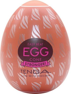 Мастурбатор-яйцо Tenga Egg Cone Длина: 6.1 см. Доставьте себе феноменальные, ни с чем не сравнимые ощущения с Tenga Egg! Снимите пленку с помощью отрывного лепестка и откройте яйцо. Внутри вы найдете упаковку с лубрикантом и супермягкую, сверхэластичную секс-игрушку. Нанесите лубрикант внутрь яичка. Наденьте и наслаждайтесь! Эти яички прекрасно растягиваются в длину и принимают форму любого пениса. Двойное кольцо на входе обеспечивает приятное проникновение и тесное облегание. Натяжение и внутренняя фактура позволяют Tenga Egg ласкать одновременно ствол и головку. Tenga Egg также предлагает восхитительный бонус. Яичко можно вывернуть, одеть на ладонь и ласкать любые чувственные зоны мягким, нежным рельефом - вашей девушке тоже понравится! Внутренняя структура повторяет дизайн упаковки, поэтому в многообразии Tenga Egg легко ориентироваться. Разработано в Японии для одноразового использования. Страна: Япония. Материал: термопластичный эластомер (TPE).