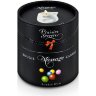 Массажная свеча с ароматом бубль-гума Bougie de Massage Gourmande Bubble Gum - 80 мл.