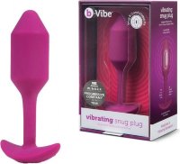 Розовая пробка для ношения с вибрацией Snug Plug 2 - 11,4 см.