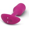 Розовая пробка для ношения с вибрацией Snug Plug 2 - 11,4 см.