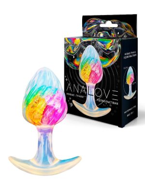 Яркая анальная пробка со спиралевидным рельефом - 9 см. Длина: 9 см. Диаметр: 3.5 см. Ультрамодная втулка для любителей особых удовольствий. Используется при подготовке к анальному сексу или во время занятий любовью. При введении в анус во время близости дарит чувство заполненности и потрясающие эротические ощущения. Рельефная поверхность втулки, соприкасаясь с стенками анального отверстия, усиливает стимулирующий эффект. Эргономичная форма изделия способствует лёгкому проникновению. Удобная ручка-ограничитель позволяет контролировать глубину проникновения. Втулка подходит для ношения. Благодаря яркому гламурному дизайну секс-игрушка может стать пикантным подарком для близкого человека или весёлым сюрпризом на тематической вечеринке.Интимный аксессуар изготовлен из эластичного материала. Хорошо гнётся в разные стороны. Прост в применении и уходе. Рабочая длина - 8,5 см. Страна: Китай. Материал: термопластичный эластомер (TPE).