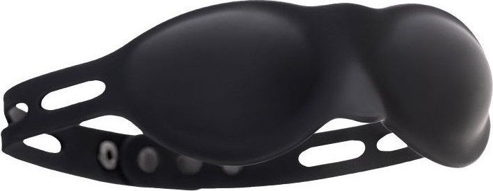 Черная плотная силиконовая маска