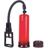 Вакуумная помпа с двумя сменными насадками NEW STAY HARD PUMP CLEAR RED