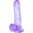 Фиолетовый фаллоимитатор Oxygen - 17,5 см.  Цена 2 284 руб. - Фиолетовый фаллоимитатор Oxygen - 17,5 см.