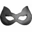 Черная лаковая маска с ушками из эко-кожи  Цена 1 521 руб. - Черная лаковая маска с ушками из эко-кожи
