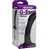 Черная изогнутая насадка Vac-U-Lock G-Spot - 16,5 см.