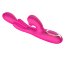 Розовый вибратор со стимуляцией клитора и фингерингом - 23,5 см.  Цена 4 253 руб. - Розовый вибратор со стимуляцией клитора и фингерингом - 23,5 см.