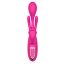Розовый вибратор со стимуляцией клитора и фингерингом - 23,5 см.  Цена 4 253 руб. - Розовый вибратор со стимуляцией клитора и фингерингом - 23,5 см.