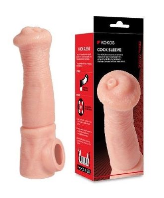Телесная фантазийная насадка на член Cock Sleeve Size L  Цена 4 023 руб. Длина: 21 см. Диаметр: 5 см. Для тех кому хочется новых, ярких, невероятных ощущений с легкостью и удобством - новые насадки Kokos с отверстием для мошонки и фантазийным дизайном. Мужчина или женщина - любой оценит эту насадку из ультрамягкого и эластичного TPE. Легко надевается (аналогично презервативу), приятно ощущается, доставляет море удовольствия. Также насадка немного снижает чувствительность пениса, тем самым пролонгируя половой акт, увеличение длины и диаметра при использовании насадки Kokos - также является неоспоримым преимуществом. Страна: Корея. Материал: термопластичный эластомер (TPE).