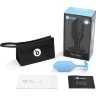 Голубая пробка для ношения B-vibe Snug Plug 3 - 12,7 см.