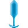 Голубая пробка для ношения B-vibe Snug Plug 3 - 12,7 см.