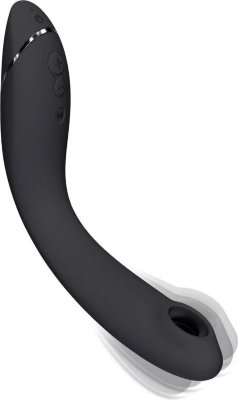 Темно-серый стимулятор G-точки Womanizer OG c технологией Pleasure Air и вибрацией - 17,7 см. Длина: 17.7 см. Диаметр: 3.8 см. Womanizer OG - первый вибратор для точки G Pleasure Air, сочетающий в себе целенаправленный поток воздуха и вибрации для мощного и оригинального достижения удовольствия. Pleasure Air обеспечивает стимуляцию без прямого контакта. Воздушные потоки высасывают и массирую кожу, вызывая тем самым невероятное удовольствие. Инновационная технология Smart Silence позволяет вам удовлетворить свое желание. Игрушка запускается только тогда, когда соприкасается с вашей кожей. Если вы им не пользуетесь, игрушка переходит в режим ожидания. Это не только делает игрушку более тихой в использовании, но и позволяет вам сосредоточиться на моменте, не отвлекаясь. Поскольку Womanizer водонепроницаем по стандарту IPX7, ничто не помешает вам принять долгую расслабляющую ванну, освежающий душ или даже провести время на вечеринке у бассейна. Womanizer OG сочетает стимуляцию потоками воздуха и вибрацию, чтобы разнообразить ваши ощущения. Рабочая длина - 10,5 см. Страна: Китай. Материал: силикон. Батарейки: встроенный аккумулятор.