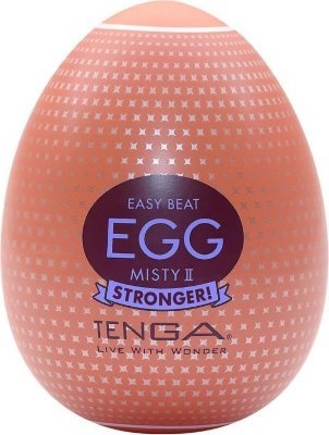 Мастурбатор-яйцо Tenga Egg Misty II Длина: 6.1 см. Доставьте себе феноменальные, ни с чем не сравнимые ощущения с Tenga Egg! Снимите пленку с помощью отрывного лепестка и откройте яйцо. Внутри вы найдете упаковку с лубрикантом и супермягкую, сверхэластичную секс-игрушку. Нанесите лубрикант внутрь яичка. Наденьте и наслаждайтесь! Эти яички прекрасно растягиваются в длину и принимают форму любого пениса. Двойное кольцо на входе обеспечивает приятное проникновение и тесное облегание. Натяжение и внутренняя фактура позволяют Tenga Egg ласкать одновременно ствол и головку. Tenga Egg также предлагает восхитительный бонус. Яичко можно вывернуть, одеть на ладонь и ласкать любые чувственные зоны мягким, нежным рельефом - вашей девушке тоже понравится! Внутренняя структура повторяет дизайн упаковки, поэтому в многообразии Tenga Egg легко ориентироваться. Разработано в Японии для одноразового использования. Страна: Япония. Материал: термопластичный эластомер (TPE).
