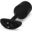 Черная пробка для ношения с вибрацией Snug Plug 4 - 14 см.  Цена 19 995 руб. - Черная пробка для ношения с вибрацией Snug Plug 4 - 14 см.