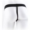 Полый страпон телесного цвета Hollow Strap-On with Balls - 24 см.