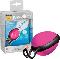 Розовый вагинальный шарик со смещенным центром тяжести Joyballs Secret