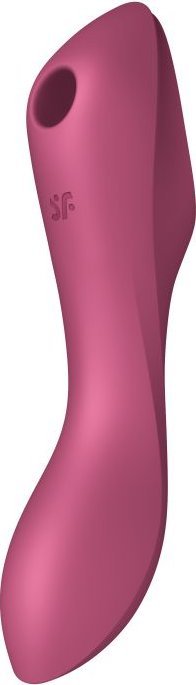Малиновый вакуум-волновой вибростимулятор Satisfyer Curvy Trinity 3