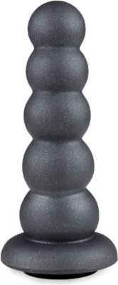 Серая насадка-ёлочка PLATINUM 4,5’’ - 12,5 см. Длина: 12.5 см. Диаметр: 3.6 см. Насадка в виде соединенных между собой шариков. Изделие специально имеет слегка изогнутую форму. Незначительная разница в диаметре межу шариками сочетается с узкими «талиями» в местах соединения цепочки, что позволяет энергично массировать при введении изделия. Обычно применяют для анального секса. Эластичный материал сделан на основе высококачественной смолы ПВХ. Полимер имеет сертификат для использования в бытовых целях. Фаллоимитатор имеет в комплекте коннектор (соединитель). Это сделано для удобства: можно соединить с любым харнессом, приобретенным ранее или даже изготовленным самостоятельно по индивидуальным параметрам. Коннектор состоит из двух развинчивающихся половинок, которые можно с помощью круглых площадок легко прикрепить к любой поверхности. Рабочая длина - 11,5 см. Минимальный диаметр - 2,7 см. Страна: Россия. Материал: поливинилхлорид (ПВХ, PVC).