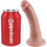 Телесный фаллоимитатор 6 Cock на присоске - 15,2 см.
