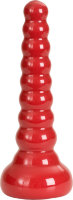 Ребристая анальная втулка Red Boy Anal Wand Butt Plug - 21,3 см.