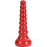 Ребристая анальная втулка Red Boy Anal Wand Butt Plug - 21,3 см.