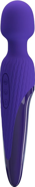 Фиолетовый wand-вибратор Antony-Youth - 26 см.